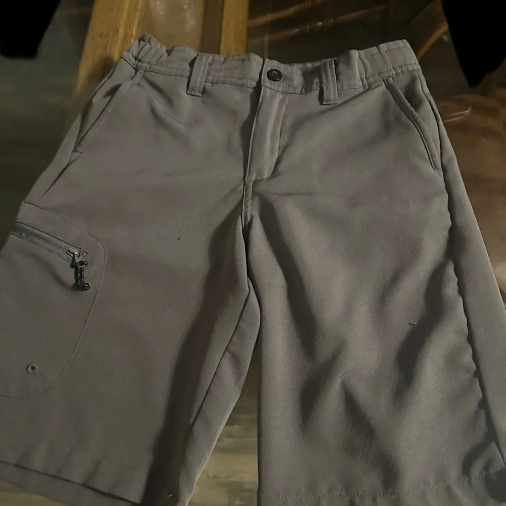 Magellan boys fish gear dark Gray Cargo Shorts